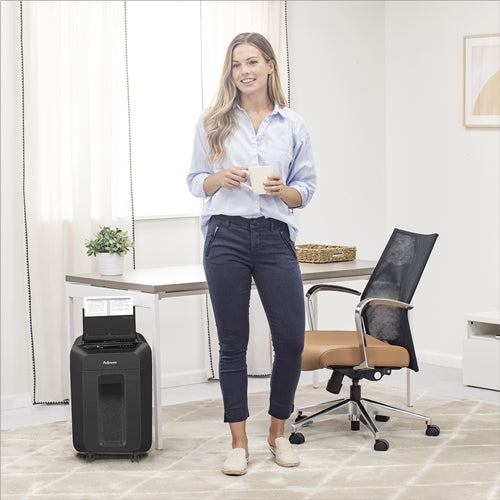 Fellowes AutoMax 90M – Aktenvernichter mit Autofeed 90 Blatt, DIN P-4, Partikelschnitt 4 × 12 mm, 17 l
