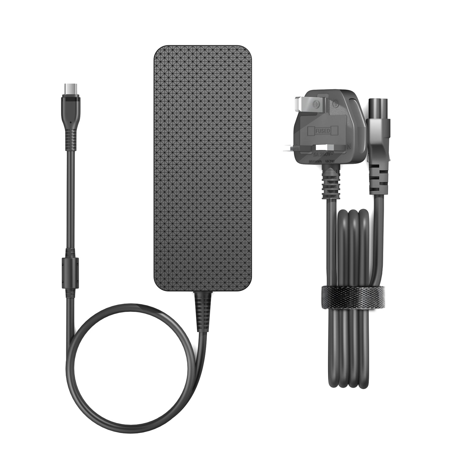 BTI Netzteil 130 W USB-C – UK-Stecker (Typ G) – für DELL Latitude 5310, Latitude 5420 und andere – schwarz
