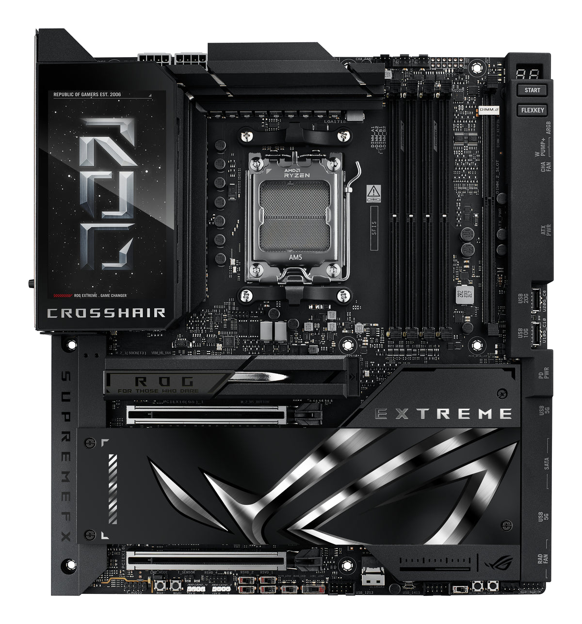 ASUS ROG CROSSHAIR X870E EXTREME – Mainboard – Sockel AM5, AMD X870E, E-ATX, DDR5