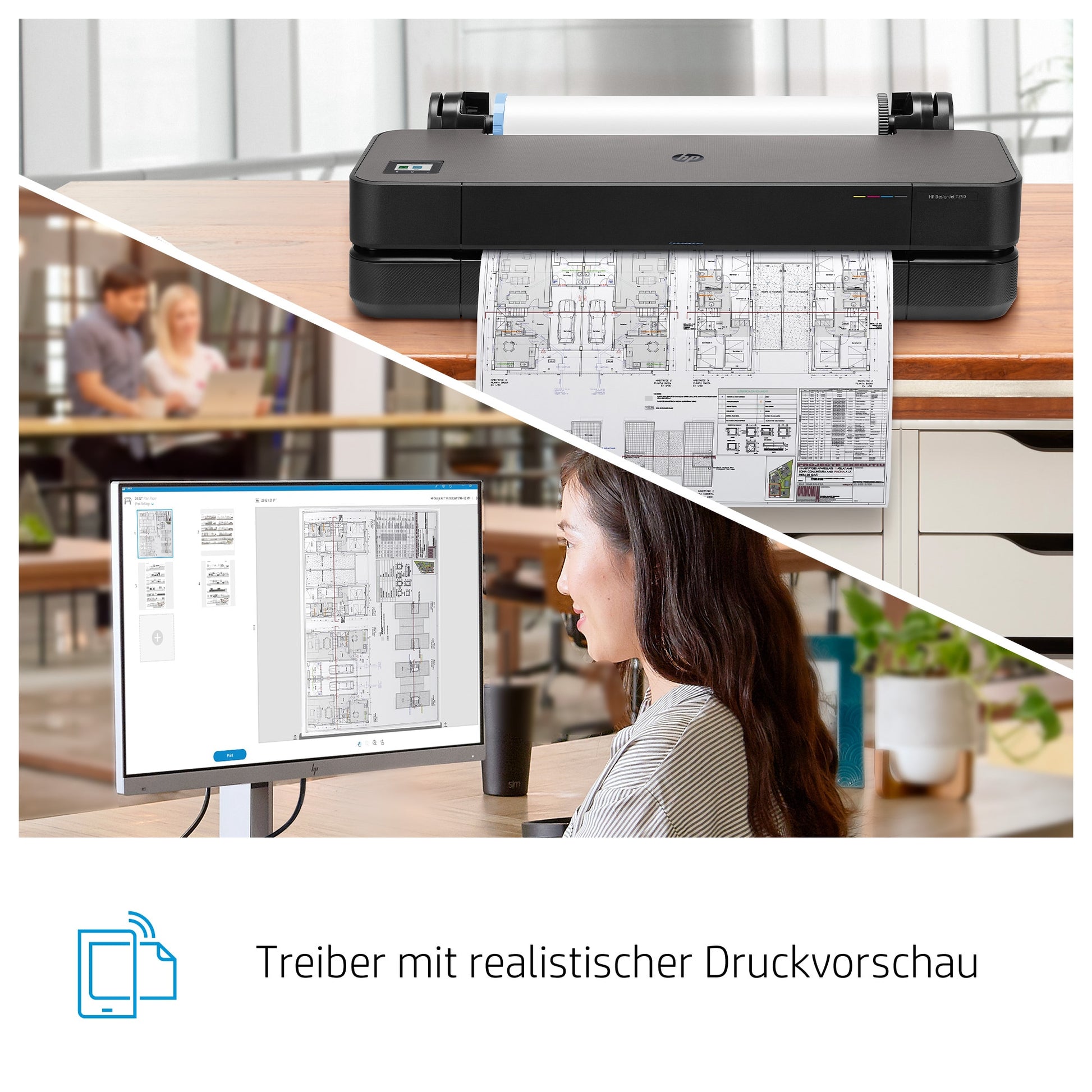 HP DesignJet Studio Steel – Grossformatdrucker, 36"