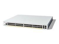 Cisco Catalyst 1300 – Managed Switch – 48×GbE, 4×SFP, L2/L3, PoE+ 375 W, 1U