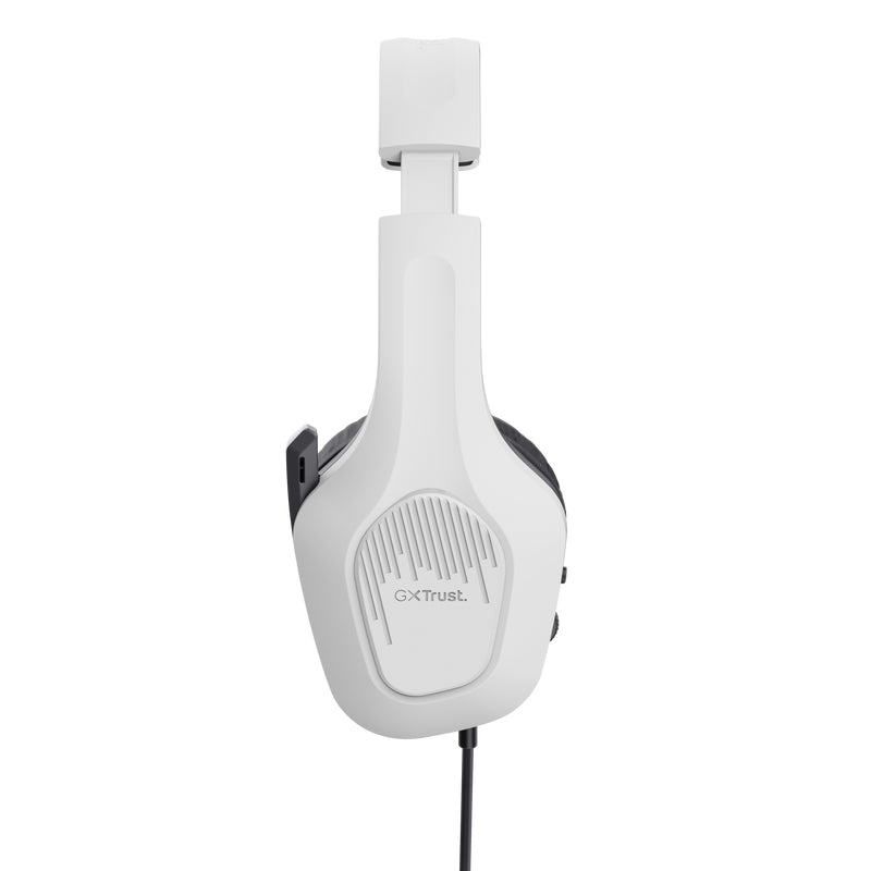 Trust GXT415PS Zirox Gaming-Headset – On-Ear, Stereo, Kabelgebunden, 3,5 mm Klinke, für PlayStation 5 (PS5), Weiss