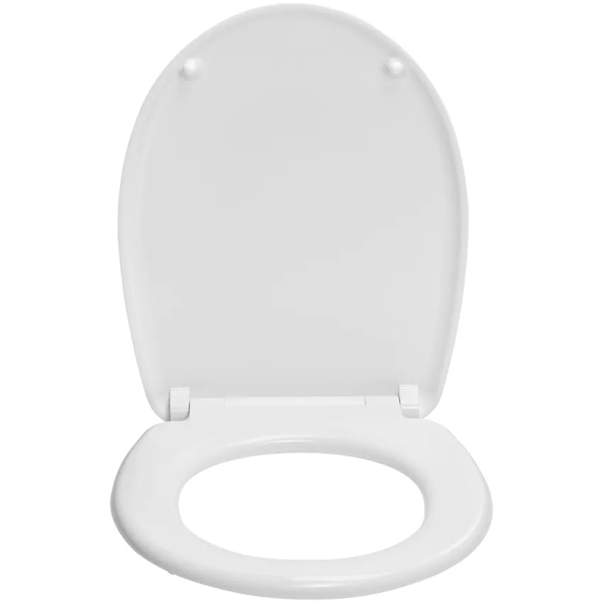 Diaqua WC-Sitz – Duroplast, verlängert, mehrfarbig, mit Deckel, 36,5 × 45 cm