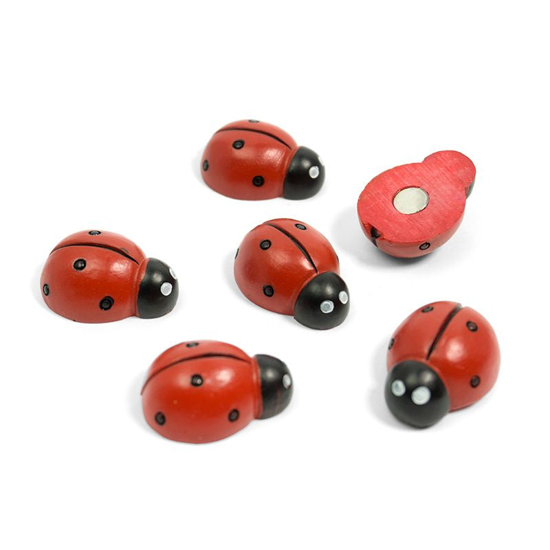Trendform Tafelmagnete – Ø 17 mm – 6 Stk. – rot