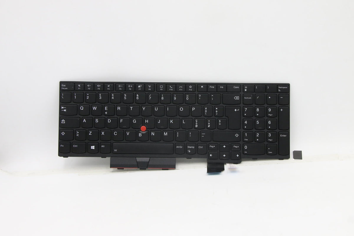 Lenovo Ersatz-Tastatur für ThinkPad P17 (1. Gen., 20SN/20SQ) – Italienisch, mit Ziffernblock – Schwarz