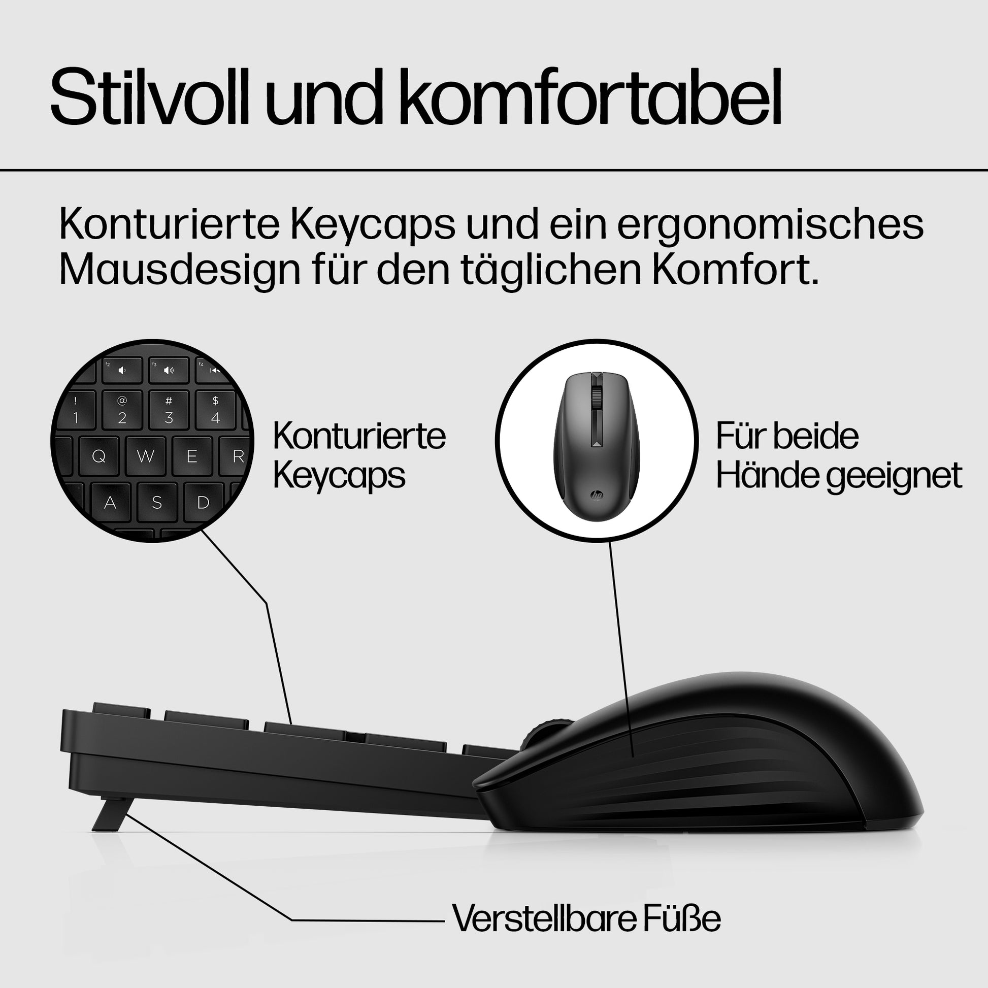 HP 650 – Tastatur, kabellos