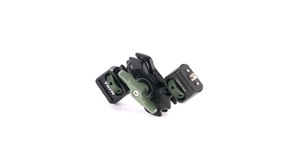 Tilta Mini Gelenkarm Montagearm – 1/4" Gewinde, Aluminium/Edelstahl, Schwarz – 63,3 × 74,9 mm, 151 g