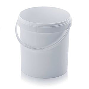 Putzeimer – 10,8 l – rund – PP – weiss – 50 Stk.