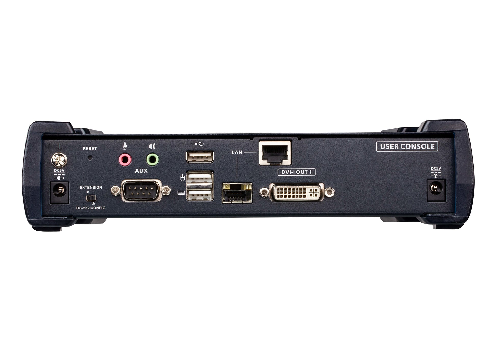 ATEN KVM-Extender-Empfänger (DVI-I) – KVM-over-IP, 1920 × 1200, USB, Audio, bis 10000 m