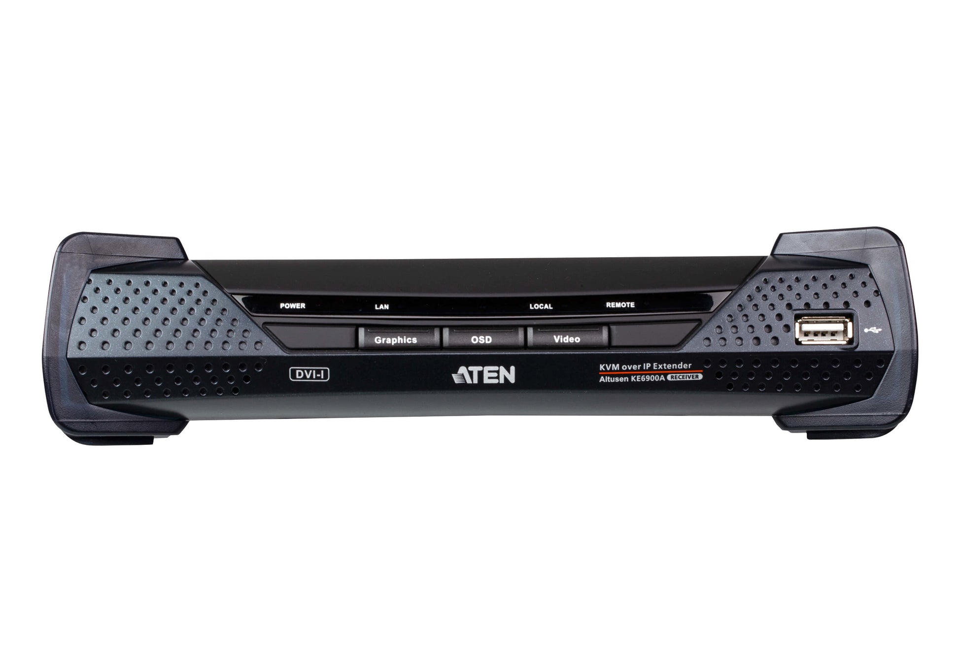 ATEN KVM-Extender-Empfänger (DVI-I) – KVM-over-IP, 1920 × 1200, USB, Audio, bis 10000 m
