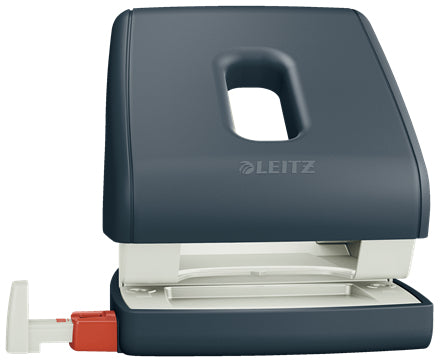 Leitz Bürolocher Cosy – 2-Loch, Lochabstand 80 mm, 30 Blatt, bis A4, Ø5,5 mm – Grau