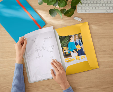 Leitz Cosy Sichtbuch A4, 20 Hüllen, PP, matt, gelb