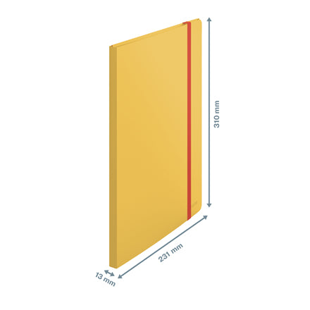 Leitz Cosy Sichtbuch A4, 20 Hüllen, PP, matt, gelb