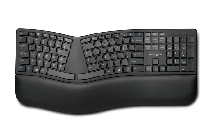 Kensington Pro Fit Ergo – Tastatur, kabellos, ergonomisch, schwarz