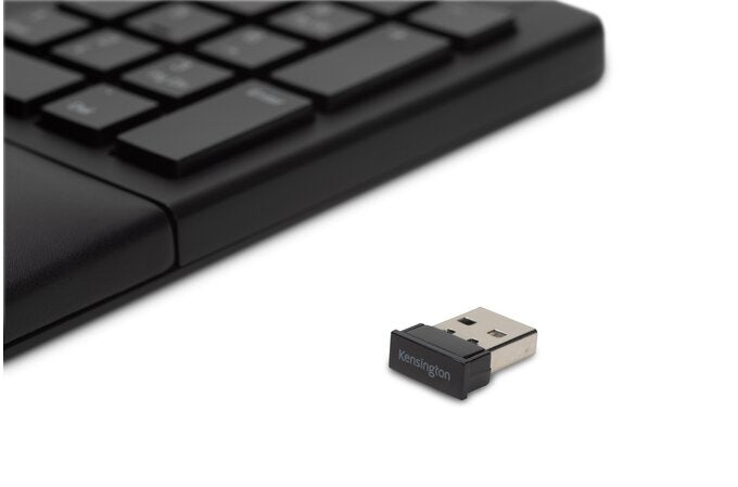 Kensington Pro Fit Ergo – Tastatur, kabellos, ergonomisch, schwarz