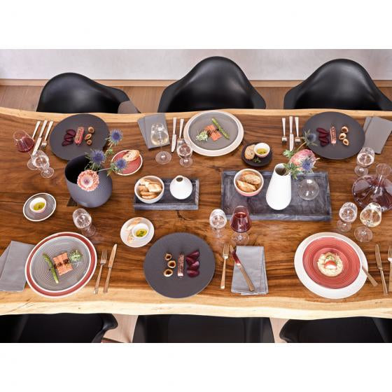 Villeroy & Boch Rock Snackschale – Porzellan, schwarz, matt, spülmaschinengeeignet, mikrowellengeeignet