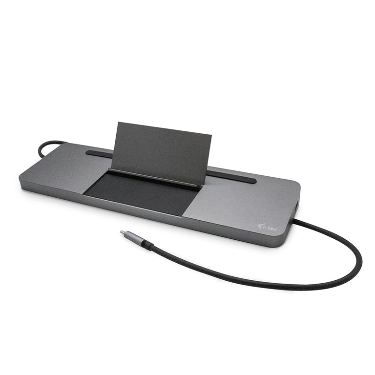 i-tec Dockingstation – USB-C, 1× DP, 1× HDMI, 1× VGA, 4× USB-A, 85 W PD, GbE, für Windows/Mac/Linux