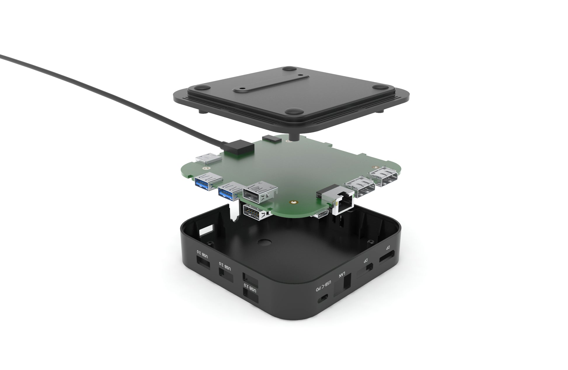 i-tec Dockingstation – USB-C, 2× DP, 5× USB-A, 2× USB-C, 100 W PD, GbE, 3,5 mm Audio, für Windows/Mac/Linux