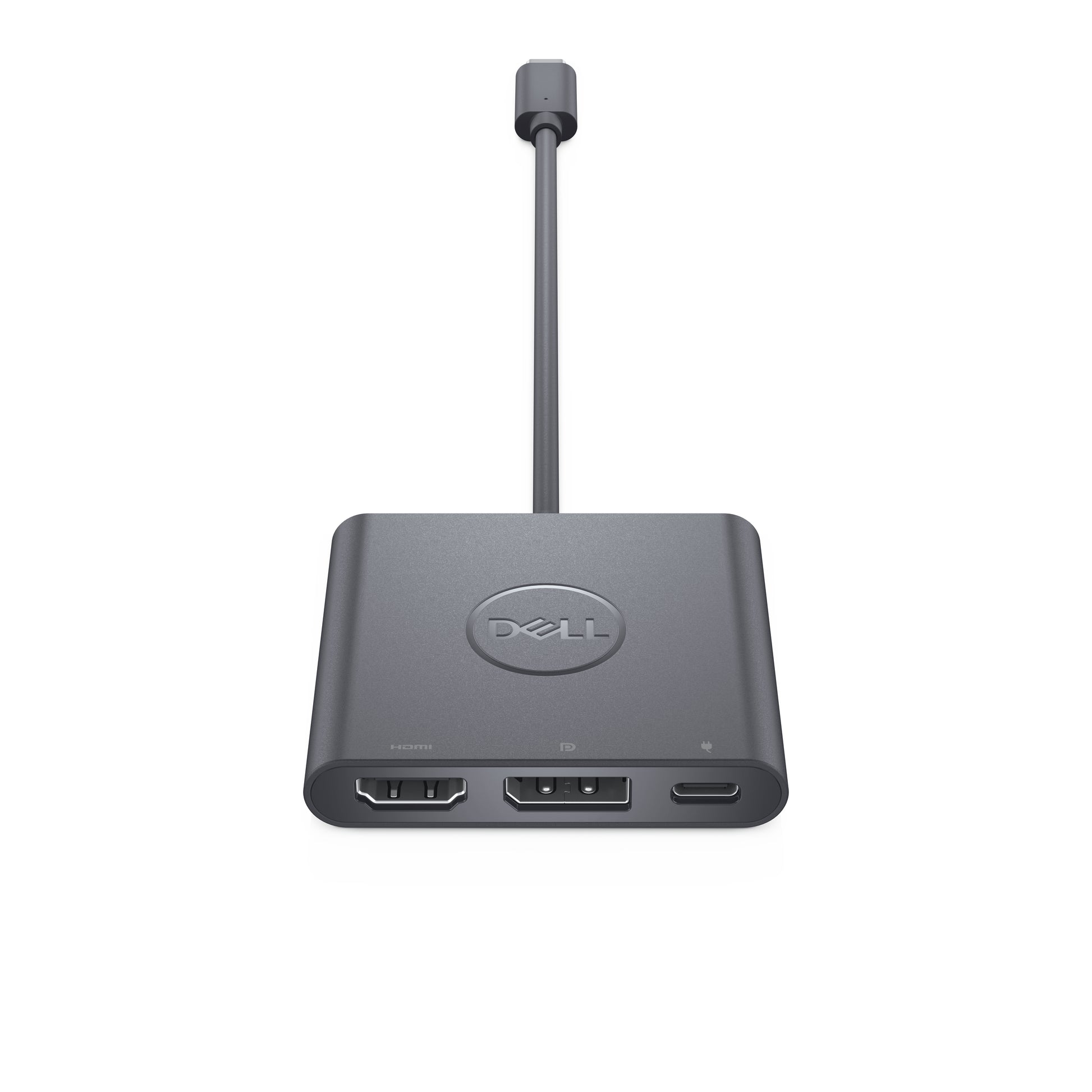 DELL 492-BCTU Adapter USB-C zu HDMI/DisplayPort – 4K (3840 × 2160), USB 3.2 Gen 2, Schwarz