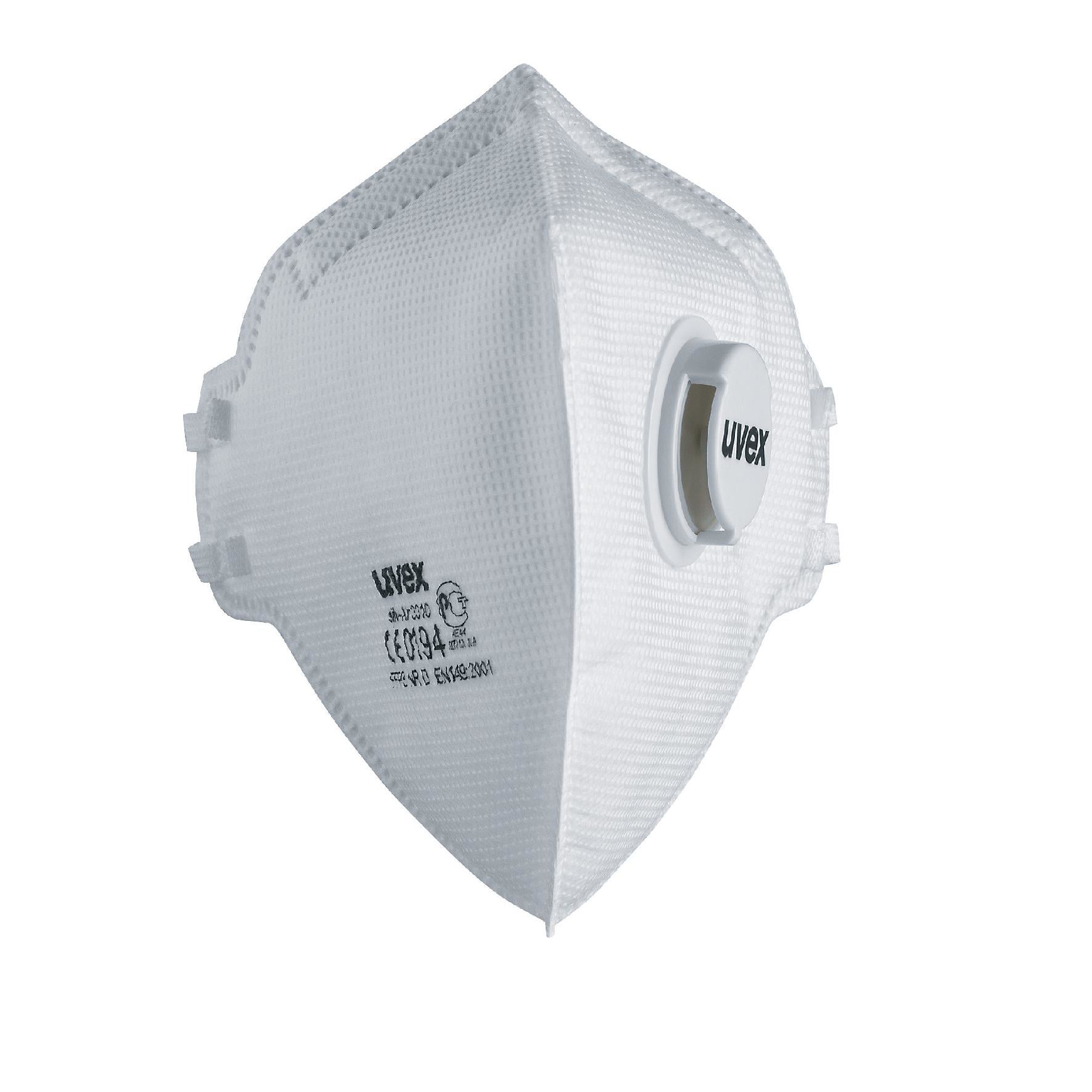 Uvex Einwegmaske silv-Air c 3310 FFP3 weiss 210 × 40 mm – 15 Stück