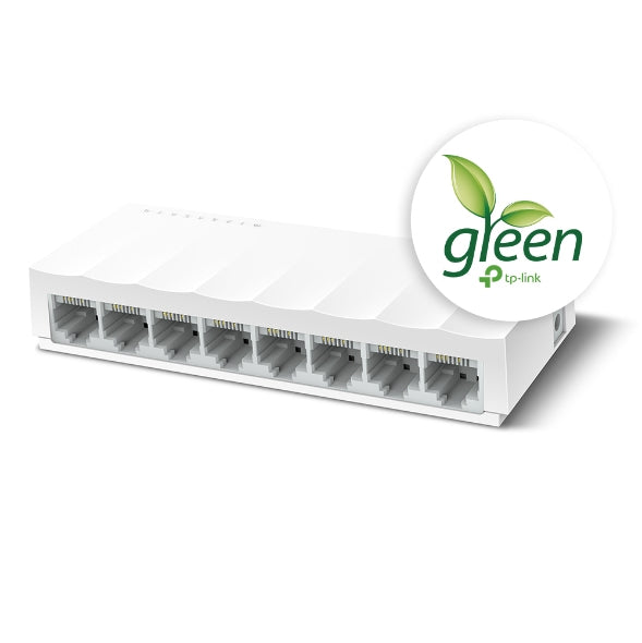 TP-Link LS1008 – Switch – 8×Fast Ethernet (10/100), Weiss