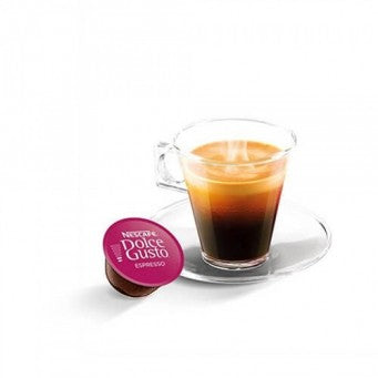 Nescafé Dolce Gusto Kaffeekapseln Espresso – für Dolce Gusto – Intensität 5 – 16 Kapseln