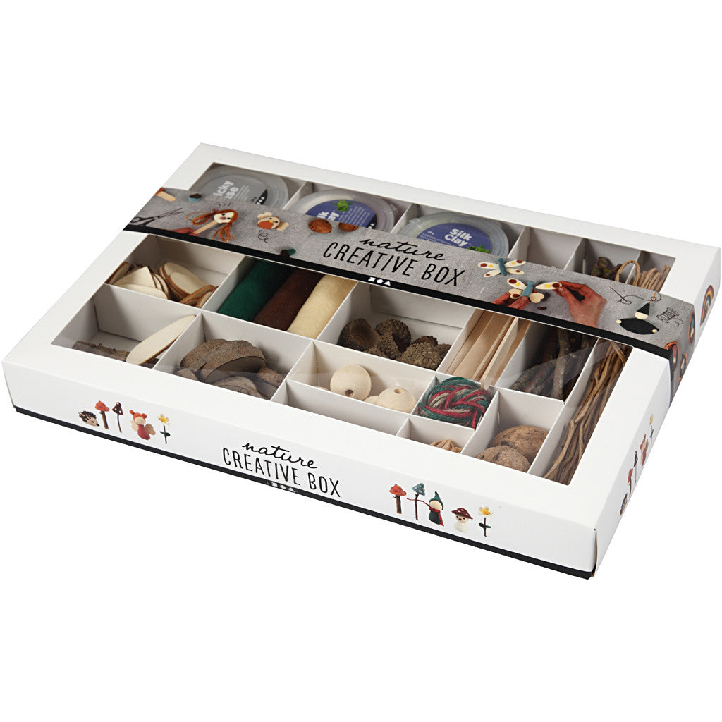 Creativ Company Kreativbox Holz (Birke) – 16-teilig