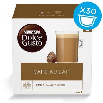 Nescafé Café Au Lait – Kapseln für Dolce Gusto – 30 Kapseln