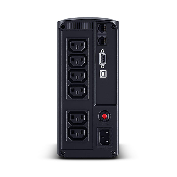 CyberPower VP700EILCD USV 0,7 kVA/390 W Line-Interaktiv – Tower – C13×6 – LCD, RJ45 LAN-Schutz – Schwarz