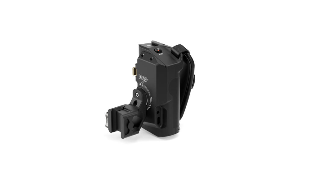 Tilta Right Side Advanced Power Handle Griff – Aluminium, Edelstahl – 152 × 127 × 76 mm – 283 g – Schwarz/Grau