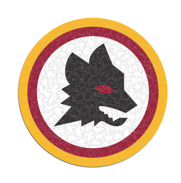 Iconic Puzzles AS Roma - Lupetto Logo – Logikspiel, 1 Spieler, ab 10 Jahren