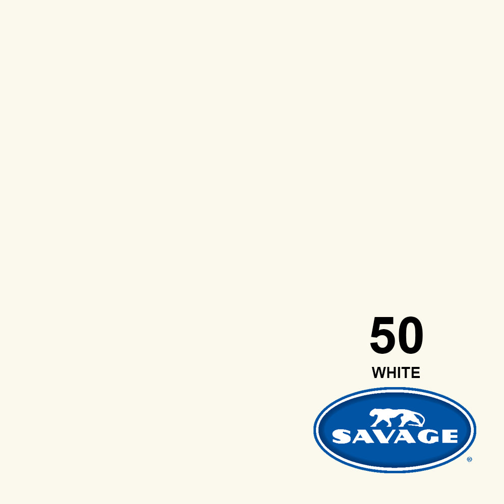 Savage Universal 50-1253 Hintergrundpapier – 1,35 × 11 m – Weiss