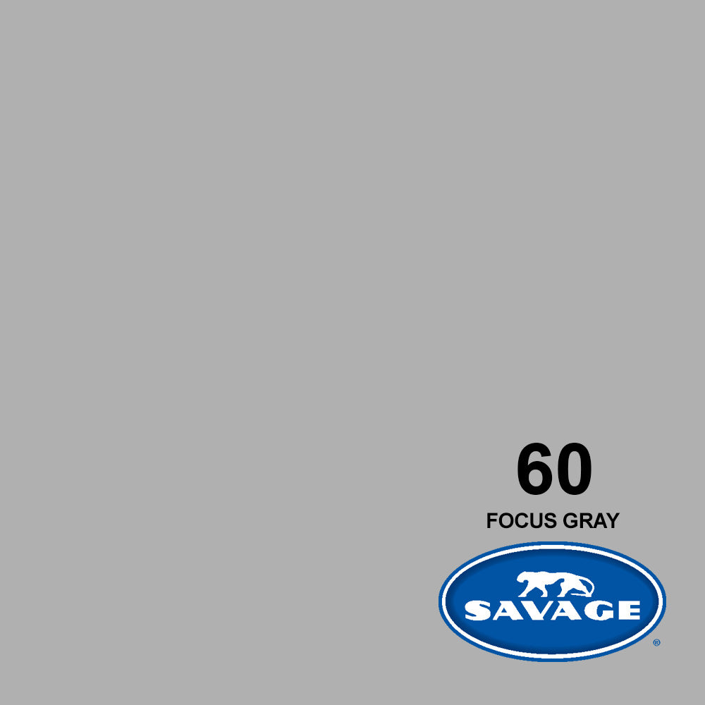 Savage Universal 60-1253 Hintergrundpapier – 1,35 × 11 m – Focus Gray