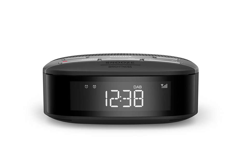 Philips TAR3505/12 – Radiowecker – DAB+, Netzbetrieb – Schwarz