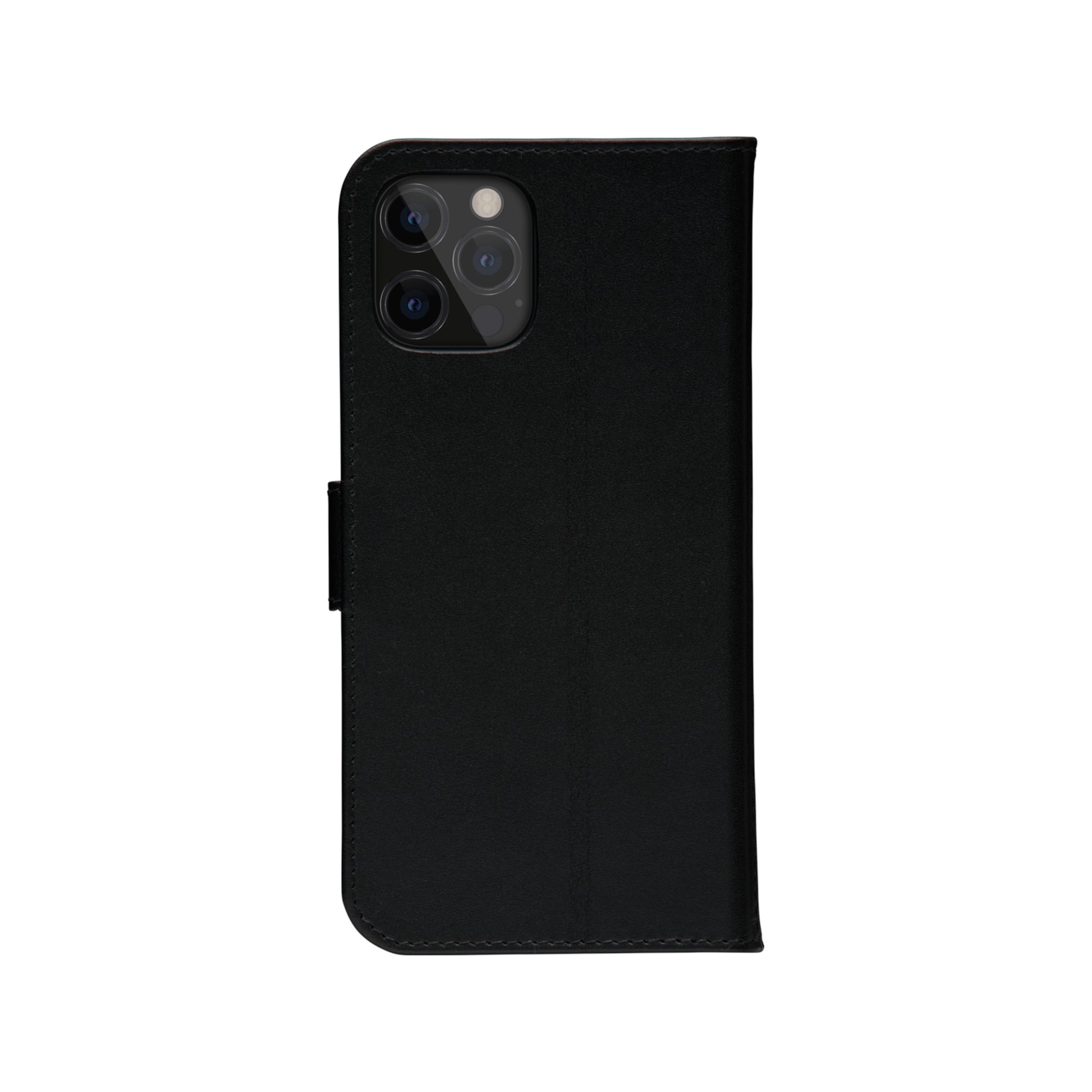dbramante1928 Copenhagen Slim – Wallethülle – für Apple iPhone 12/12 Pro, 3 Kartenfächer, Leder, Schwarz