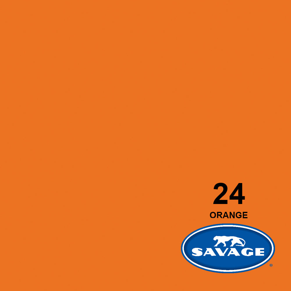 Savage Universal 24-1253 Hintergrundpapier – 1,35 × 11 m – Orange – 145 g