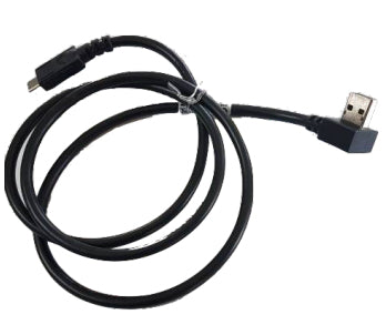 Zebra USB-A auf USB-C Kabel – 1,1 m – Abgewinkelt – Schwarz – für Zebra TC20