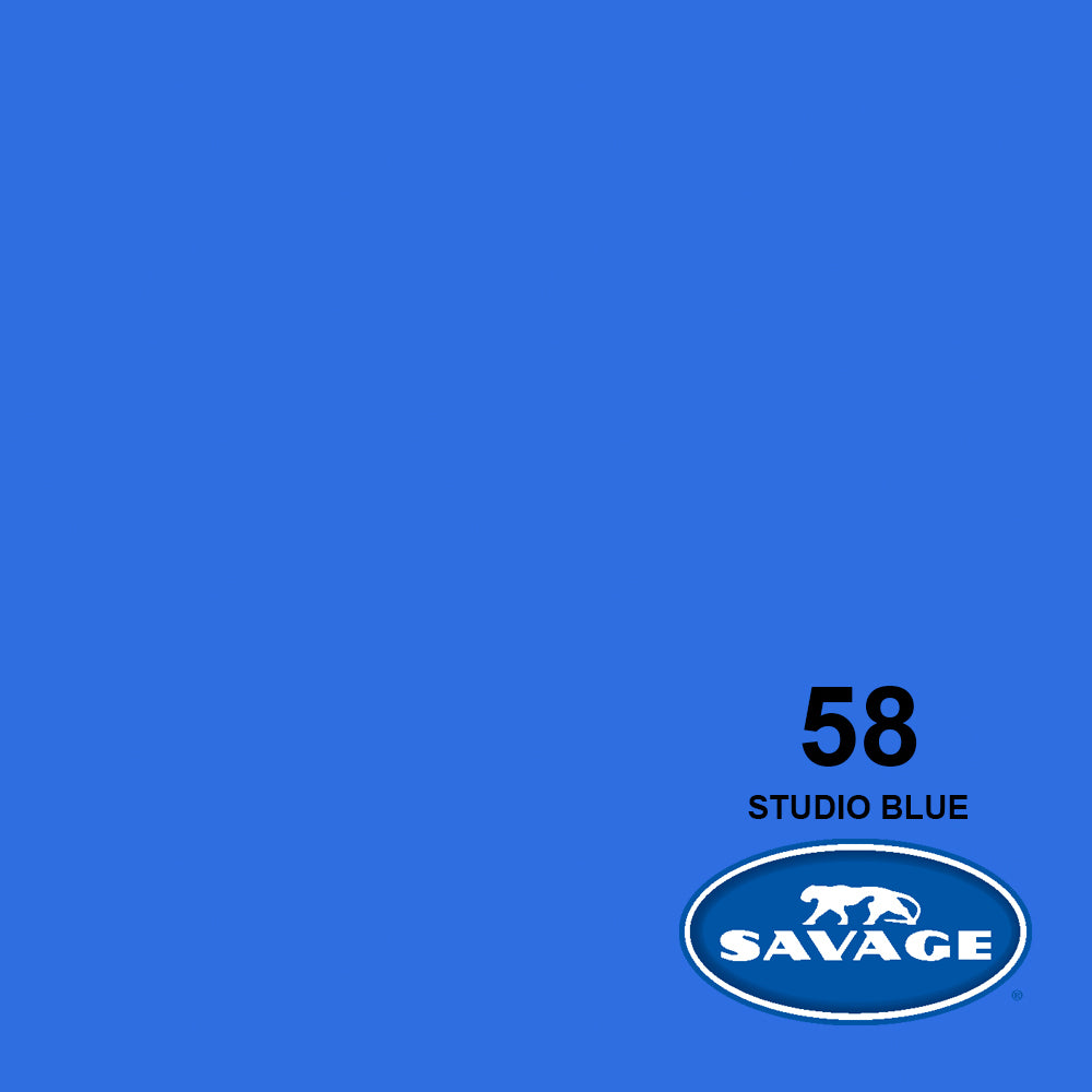 Savage Universal 58-1253 Hintergrundpapier – 1350 × 11000 mm – Blau