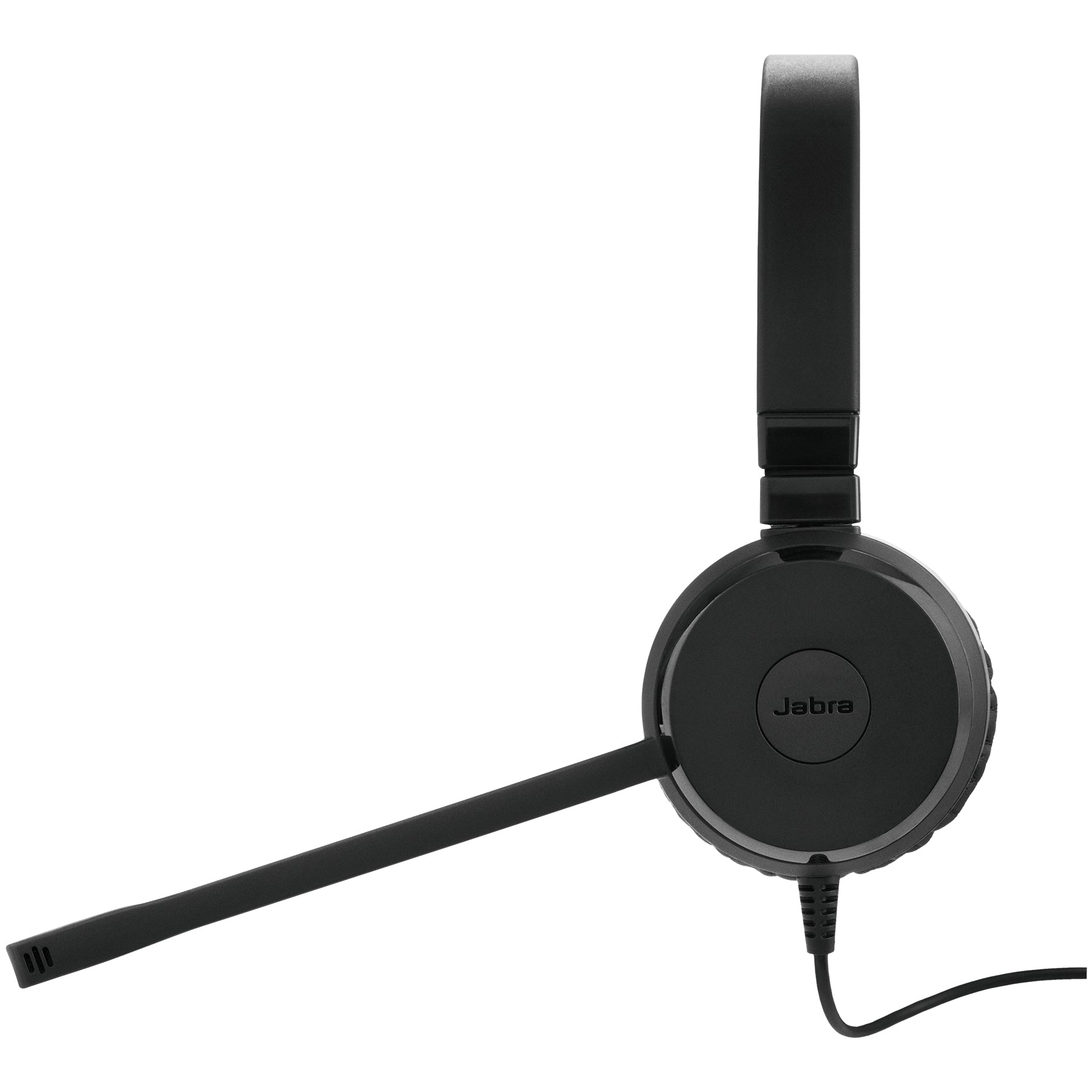 Jabra Evolve 30 II Office-Headset – On-Ear, Stereo, Kabel (3,5 mm / USB-A), MS Teams zertifiziert, Schwarz