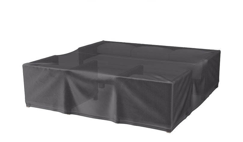 AeroCover Schutzhülle für Lounge – 250 × 200 × 70 cm, Ripstop-Polyester, Anthrazit, wetterfest, atmungsaktiv