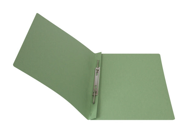 Biella Schnellhefter – A4, Karton, Grün, Haken-Deckleiste, Beschriftungslinien, 320 g/m²