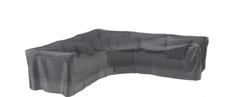 AeroCover 320.7952.00 Schutzhülle L-Form – Ripstop-Polyester – Anthrazit – für Lounge-Ecke 3000×3000×700 mm