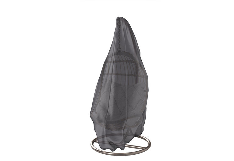 AeroCover Schutzhülle rund Ø 100 cm × 200 cm, Anthrazit, Ripstop-Polyester, wasserfest, für Hängestuhl