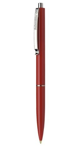 Schneider Schreibgeräte K15 JS Kugelschreiber – 20er Pack, Rot, Spitze Medium, Druck, nachfüllbar