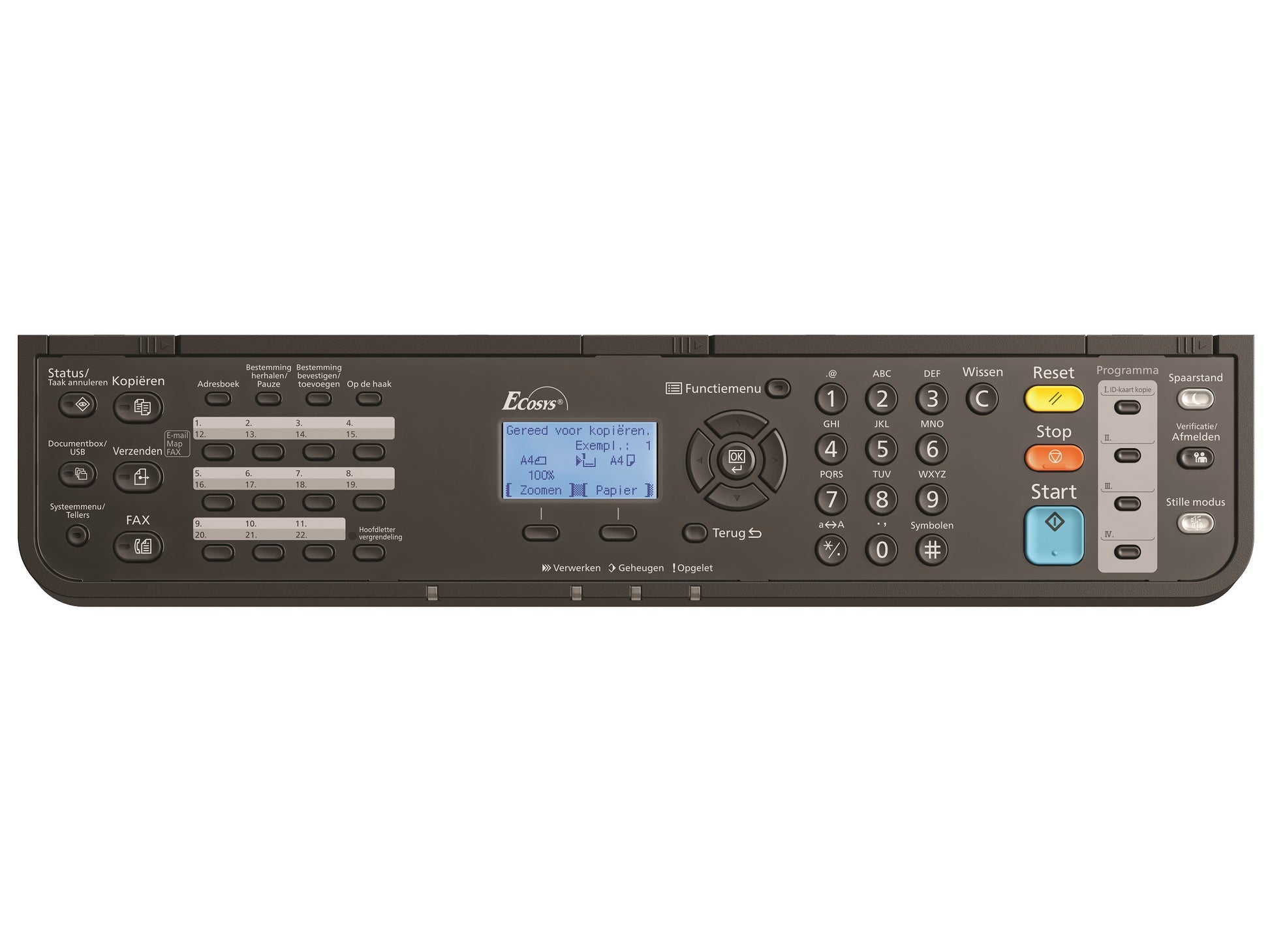 KYOCERA ECOSYS M2635dn – S/W Laser-MFP A4, 4-in-1 – USB/LAN – Duplex, ADF, 50 Blatt ADF – 35 ppm S/W