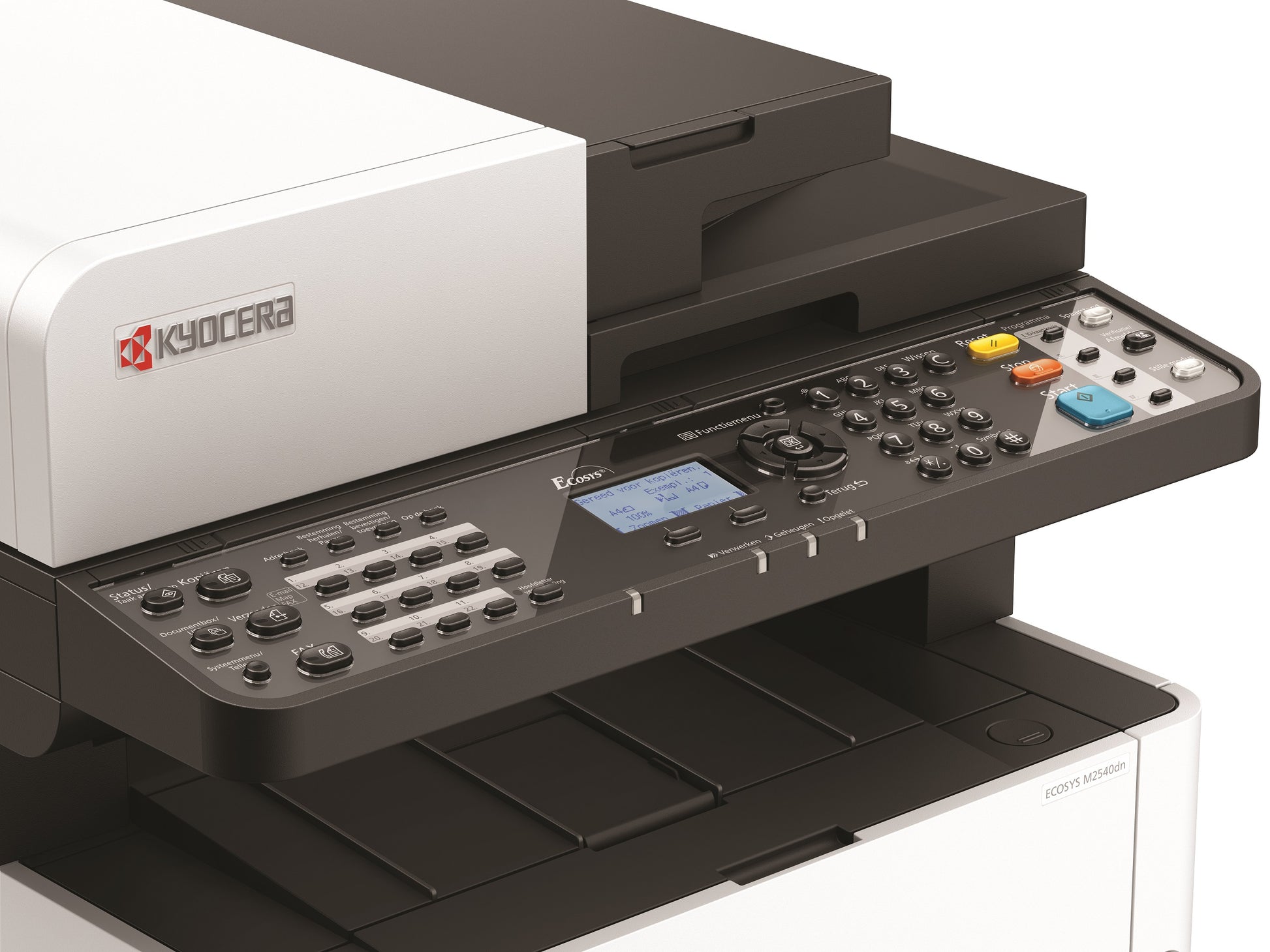 KYOCERA ECOSYS M2635dn – S/W Laser-MFP A4, 4-in-1 – USB/LAN – Duplex, ADF, 50 Blatt ADF – 35 ppm S/W