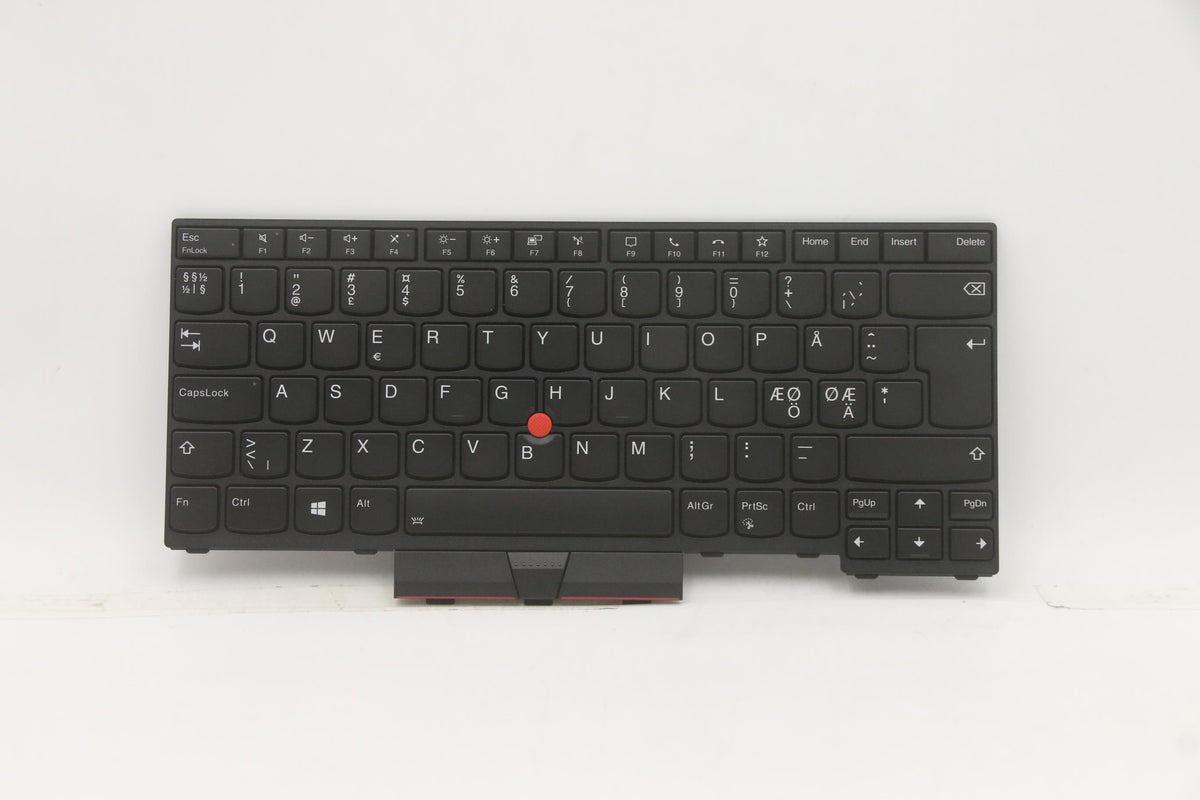 Lenovo Tastatur-Case für ThinkPad L14 2. Gen. (20X1, 20X2) – Nordisch, mit Hintergrundbeleuchtung – Schwarz