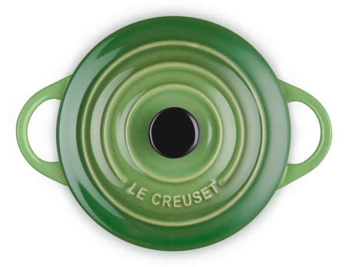 Le Creuset Kochtopf Mini Cocotte – 0,3 l, Ø 13,8 cm, Steingut, Emaille, Grün