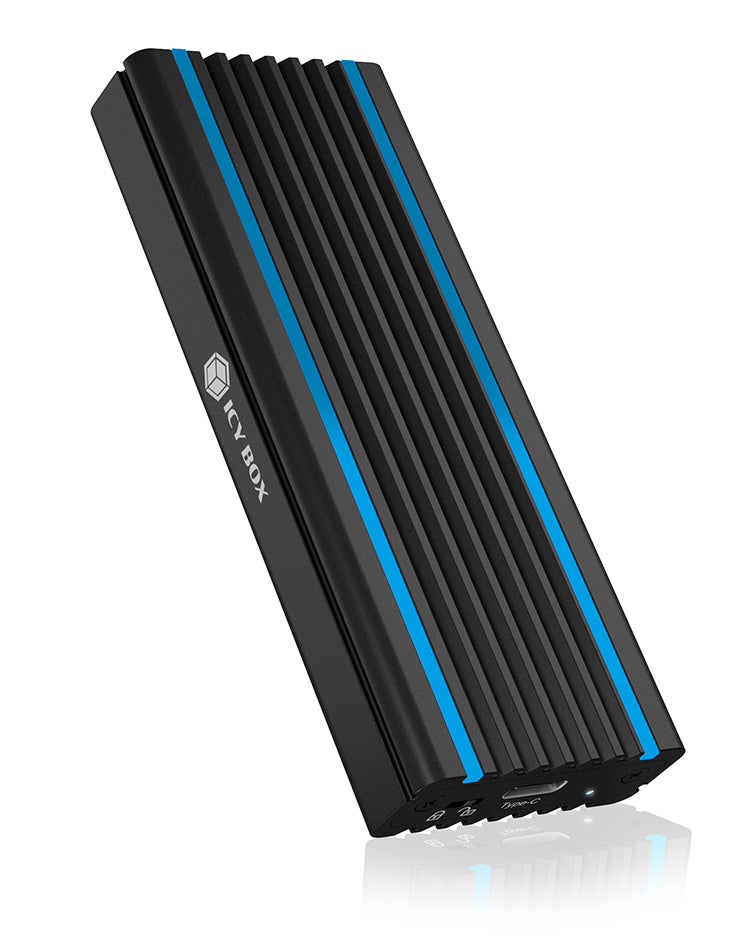 ICY BOX IB-1824ML-C31 – 1-Schacht SSD-Gehäuse – NVMe, PCIe 3.0, USB-C 10 Gbit/s, für M.2 22 mm (30/42/60/80 mm)
