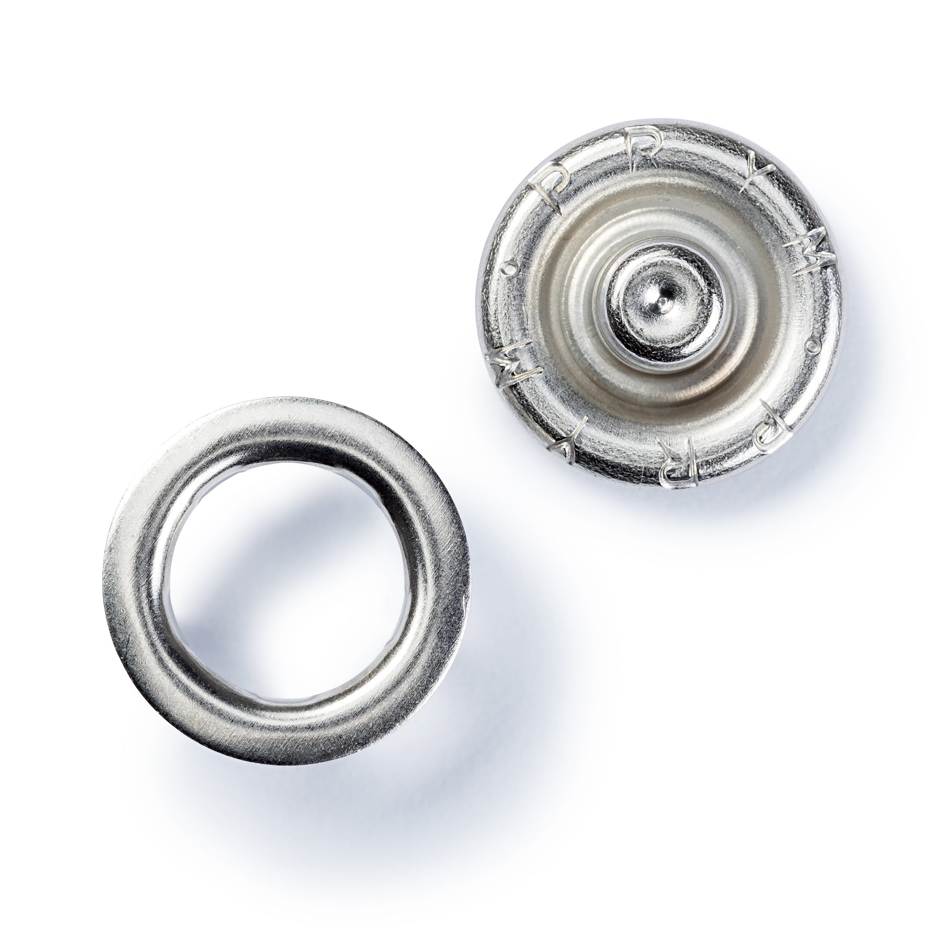 Prym Jersey-Ring-Druckknöpfe, 10 mm, Metall, Silber, 200 Stk.